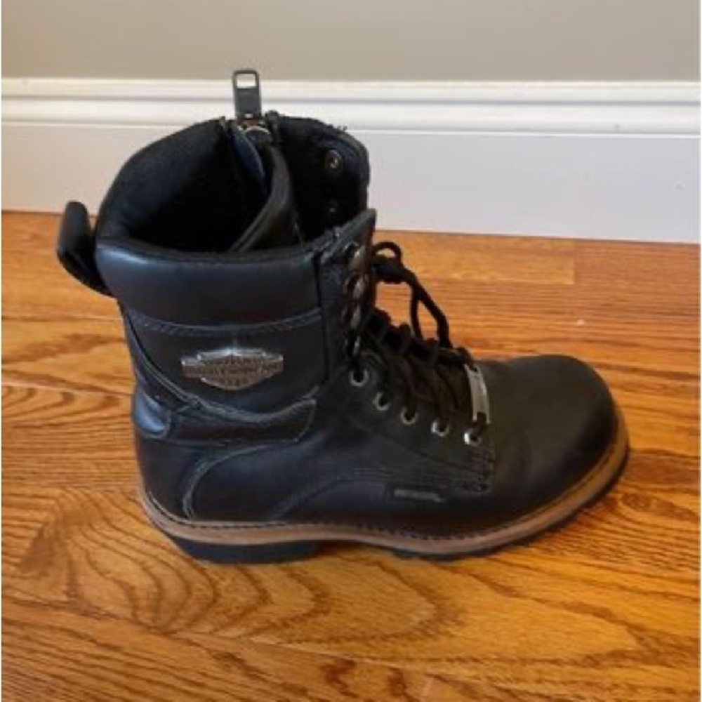 Harley Davidson Motorcyle Boots, Size 10